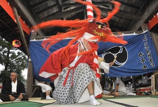 山名神社の天王祭舞楽画像・森町.jpg